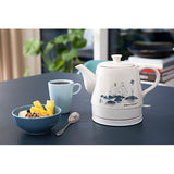 Moomin 19130010 - Keramischer Wasserkocher, 0,8L, 1750W, Design: Am Meer