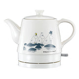 Moomin 19130010 - Keramischer Wasserkocher, 0,8L, 1750W, Design: Am Meer